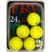 Грузило для ловли рыбы, ушастое, разборное, 5шт/уп, цвет Lime, 24г